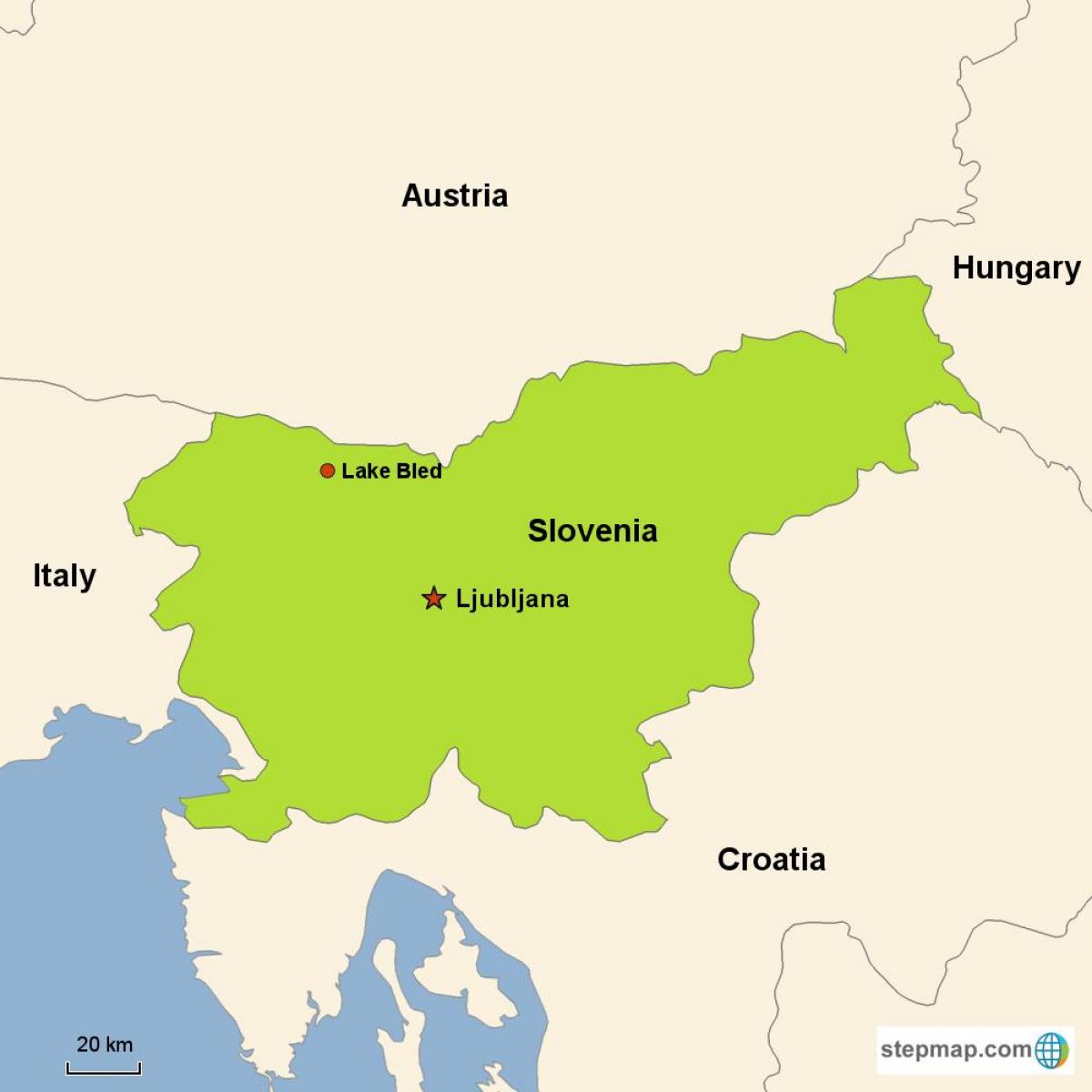 Ramani ya ljubljana Slovenia