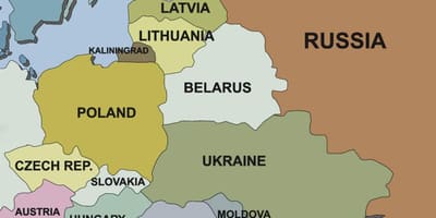 Ramani ya Slovenia na nchi jirani